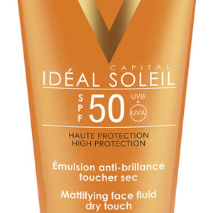 Ideal Soleil Mattifying Face Fluid Dry Touch SPF 50 50mL واقي الشمس