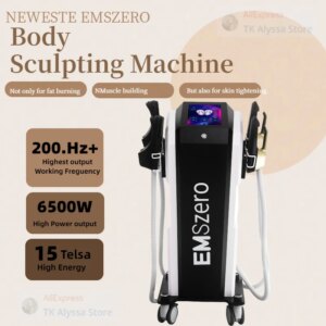 6500W HI-EMT 200HZ  Machine EMSZERO PRO Ultra 15Tesla Body Slimming Fat Burning Muscle Stimulation 4 handles 5 handles