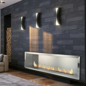tuya wifi bio kamin electric rectangular bioethenol burner xxl bio ethanol fireplace