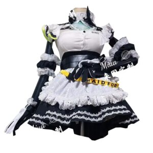 Custom Made Nikke Soda Cosplay Costume Battle Maid Dress Halloween Suits Women Anime Outfits Apron Uniform Tailor Customized