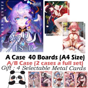Bargain Price A4 Size Goddess Board FIRST MEETING Doujin Booster Box Hobby Game Card Spicy Rare Card LSP SSP SSR Toy Gifts