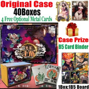 The Protagonist Under The Halo B5 Art Boards Naruto Luffy Tanjiro Gojo Satoru Kujo Jotaro Kurosaki Ichigo Son Goku Flash Cards