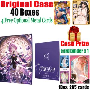 Moon Sets on the Milky Way 2nd Edition A5 Goddess Collection Cards Hobby Spicy Waifu Board Hutao Ganyu Sexy Card Doujin Toy Gift
