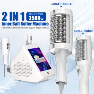 New 200HZ EMS Roller Slimming Cellulite Reduction Inner Ball Roller 360 Degree Infrared Vacuum Roller Massage Beauty Machine