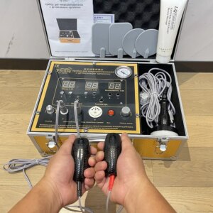DDS Bioelectric Massager Gloves Full Body Massage Multi-Accessories Massager Muscle Stimulation Pulse Meridian Chinese Massage