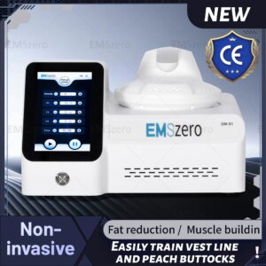 EMSzero RF EMS body carving machine fat carving technology slimming portable pelvic pad stimulation