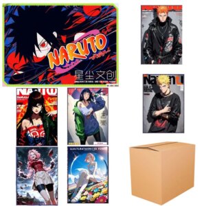 Stardust Cultural Creation Naruto Collection A5 Cards Booster Box Wave1 Male God Kids Toys Playing Cards Tables Games