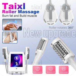 2 IN 1 TAIXL NEW Muscle Relaxation Fat Removal Cellulite 5D Massage RollerElectromagnetic Muscle Building Training for Salon