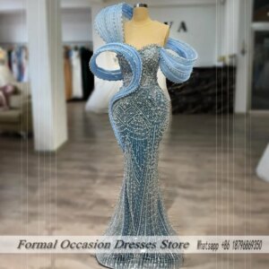 Bespoke Evening Dresses For Special Occsions Beading Mermaid Wedding Party Gowns Prom Dress Gorgeous Vestido De Noiva Customizde