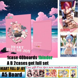 New Goddess Story HEART FULL OF JOY A5 Size Collection Cards Spicy Waifu Board Doujin Booster Box Hutao Ganyu Rare Card Toy Gift