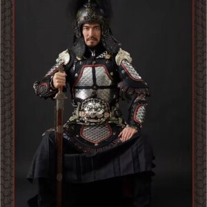 Ancient Chinese Admiral Soldier Armor Stainless Steel Split Fish Scales Armour Outfit Unisex Cosplay Costume Golden Silver Black