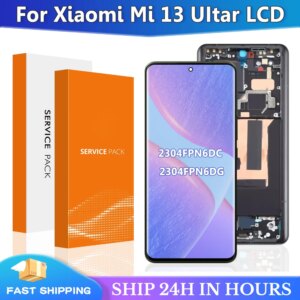 6.73″ Mi 13 Ultra Display Screen, For Xiaomi 13 Ultra 2304FPN6DC LCD Display Touch Screen With Frame Digitizer Assembly
