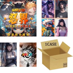 Wholesales Naruto Collection Cards Naruto Booster Box The Ninja World  Wave 2 Fine Art Series 1case Anime Playing Cards Toys