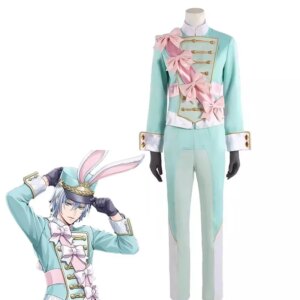 Custom Made Twisted-Wonderland Costume Fastest Rabbit Silver Cosplay Uniform Game Suits Anime Outfits Big Size Tailor Clothes