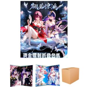 Wholesales Goddess Story Collection Card Booster Box Wave1 Pianruo Shocking Folding Colored Paper Card Kids Playing Cards Games