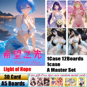New Goddess Story Light of Hope 3D A5 Waifu Boards Goddess Swimsuit Bikini Tcg Ccg Collection Cards Doujin Toys And Hobby Gift