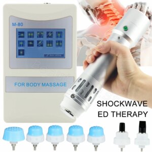 Portable Shockwave Therapy Machine External Pain Relief Body Massager Physical Electromagnetic Shockwave Equipment 2025 Hot Sale