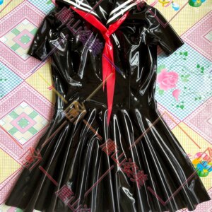 Latex sailor DRESS LATEX SEXY DRESS