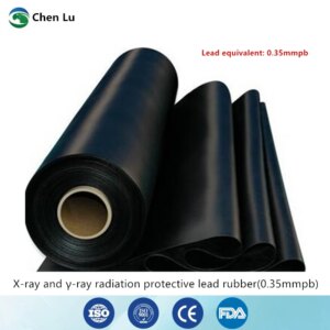 High quality x-ray radiological protection 0.35mmpb lead curtain radioactive factories Ionizing radiation protective lead rubber