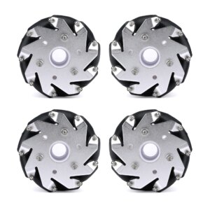 4pcs/set 45KG Load 100mm Mecanum Wheel with 6/8/10/12/14/15/16 Metal Couplings for Arduino DIY Smart ROS Robot Car Chassis Parts