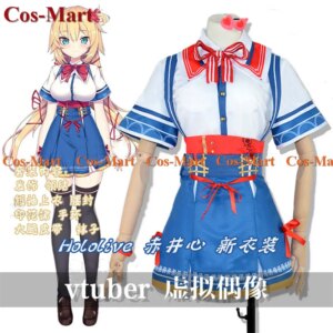 Anime Vtuber Hololive Akai Haato Cosplay Costume Fashion Cute JK Uniform Suits Female Activity Party Role Play Clothing XS-XXL