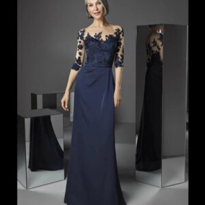 Customized Mother Of The Bride Dresses A-line Half Sleeves Chiffon Appliques Plus Size Long Groom Mother Dresses For Wedding