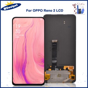 6.5″Original Amoled For Oppo Reno2 LCD Display Touch Screen Digitizer Assembly Replacement PCKM70 PCKT00 PCKM00 CPH1907+Frame