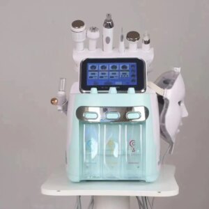 New products listed, eight in one hydrogen peroxide, oxygen spray, peeled Hydra skin cleansing Hydra skin mask machine, Hydra sk