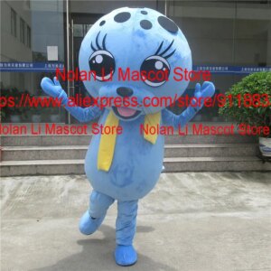Hot Sale Seal Mascot Costume Sea Lion Aquarium Cartoon Character Ocean Role-Playing Game Fancy Dress Party Christmas Gift 1242