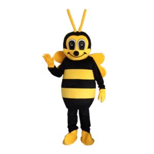 Bee Mascot Costume Cosplay Cartoon Costume Fancy Dress Clothing Halloween Carnival Events Anime Doll Birthday Party Performance