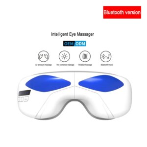 Smart  Vibration Eye Massager Electric Bluetooth Eye Care Device Fatigue Relieve Vibration Massage Hot Compress Therapy Massager