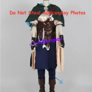 Jester Cosplay Costume Blue Skin version Cosplay Include Boots Covers and Ornaments acgcosplay Garment