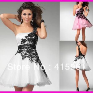 vestido de formatu mezuniyet elbiseleri tulle dress One Shoulder Short Lace Party Homecoming Dresses 2025 graduation dresses