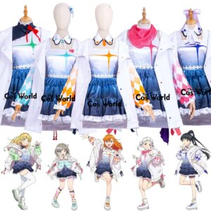 Love Live Superstar Liella Shibuya Kanon Tang Keke Arashi Chisato Heanna Sumire Hazuki Outfits Customize Anime Cosplay Costumes