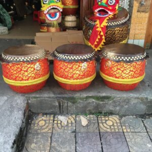 Lion Dance Drum Wusuh Kungfu Big Drum Chinese Foshan Lion Drums Cosplay party stage prop