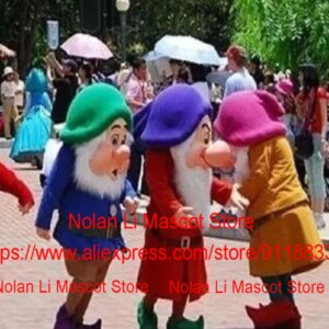High-Quality EVA Helmet Seven Dwarfs Mascots Costume Cartoon Suit Fancy Dress Role Play Advertising Game Birthday Party 795