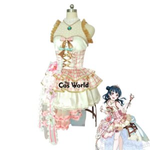 Love Live Sunshine Aqours Valentine’s Day Awaken Yohane Tsushima Yoshiko Dress Uniform Outfit Anime Customize Cosplay Costumes