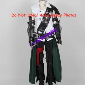 Final Fantasy xiv Thancred Cosplay Costume include pvc Prop Ornaments incl Boots Covers acgcosplay Garment