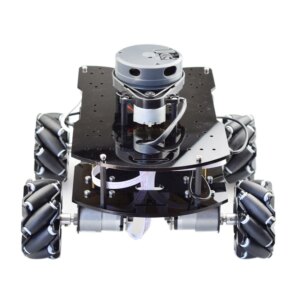 ROS Robot Mecanum Wheel Car Chassis with Lidar SLAM Navigation Raspberry Pi with DC 12V Motor DIY Arduino STEM Program Toy Parts