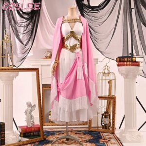 COSLEE Anime One Piece Nefeltari Vivi Princess Cosplay Costume Gorgeous Dress Halloween Party Outfit Unisex New S-XXL Customized