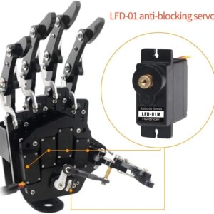 Hiwonder Bionic Robotic Mechanical Arm Robot Hand Five Fingers Can Move DIY Programming Toys
