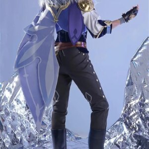 Cos-Mart Game Genshin Impact Kaeya Cosplay Costume Mondstadt Knights Handsome Combat Uniform Activity Party Role Play Clothing