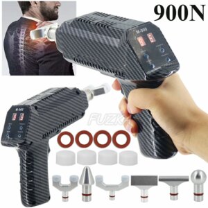 900N Electric Chiropractic Adjusting Tools 9Levels Of Strength Adjustable Spine Correction New Massager Adjust Massage Gun New