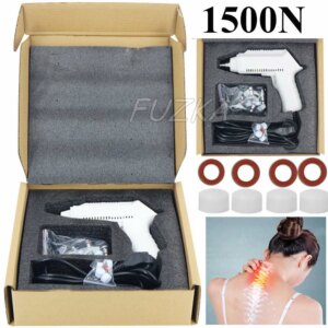 1500N Chiropractic Adjusting Tool Electric Chiropractic Massage Gun 30 Levels Of Strength Adjustable Spine Correction Massager