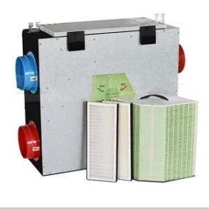 Full heat exchange fan Fresh air system fan Full heat exchanger system HVAC air conditioning fan 100mm 150mm  220V