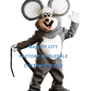Best Sell Happy Mouse Mascot Costume Adult Size Cartoon Character Animal Carnival Party Cosply Mascotte Mascota Fit SW1038