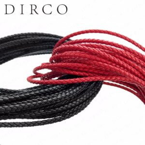 About the Fit 3mm LBT 100Meters Leather Cord Genuine Braided Leather Nappa Cow Leather Accessories For Jewelry Making Woven Rope