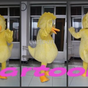 New Adult Best Sale Foam Cute Yellow duck Mascot Costume Christmas Fancy Dress Halloween Mascot Costume