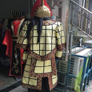 High-grade costume Soft armor clothing general Qin soldiers ancient costume divine troops descending from Heaven cosplay