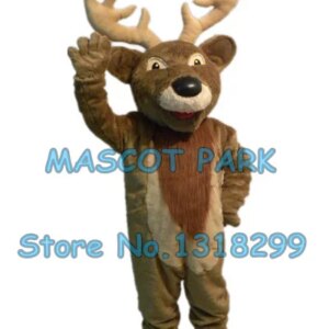 plush reindeer moose mascot costume christmas deer mascot custom adult size cartoon character cosply carnival costume 3228